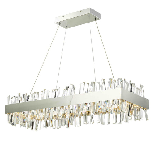 Geo Chandelier 36" Chrome- Led | A7836CH