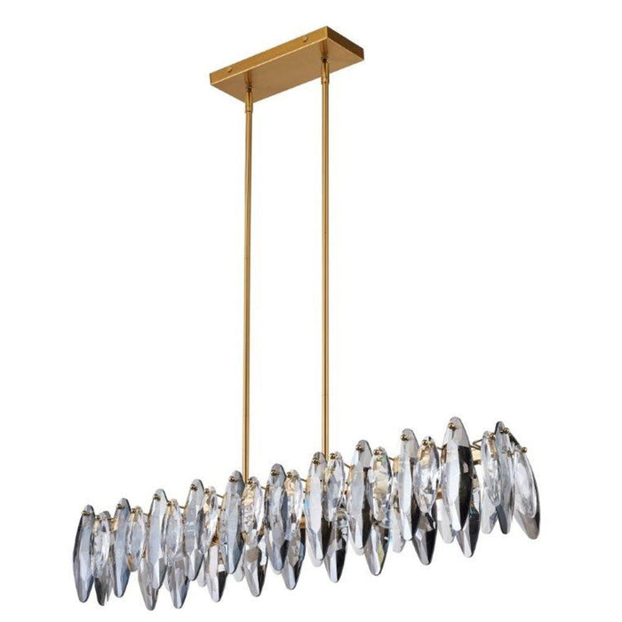 Avista Glimmer Linear Chandelier 6-light Gold | A8036GD