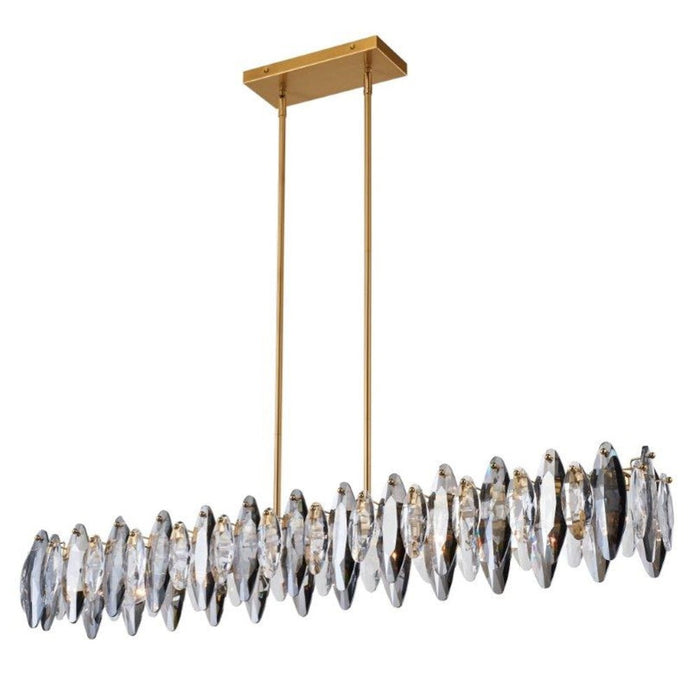 Avista Glimmer Linear Chandelier 8-light Gold | A8048GD