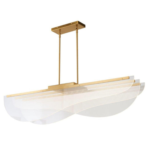 Avista Lex Linear Chandelier 48" Gold | A8148GD