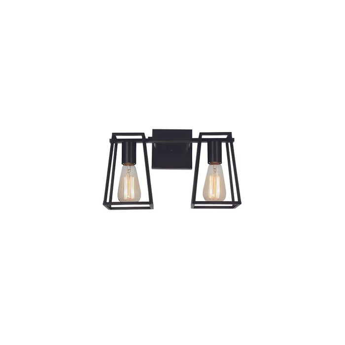 Dalton Vanity Wall Light 2-light | A8515BK