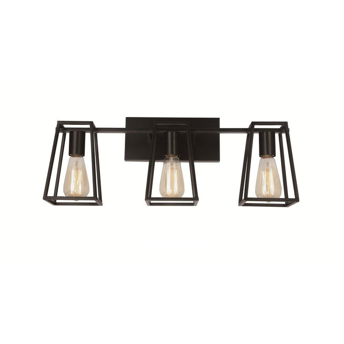 Dalton Vanity Wall Light 3-light | A8524BK
