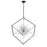 Starburst 37" Chandelier Black & Chrome | A8830BKCH