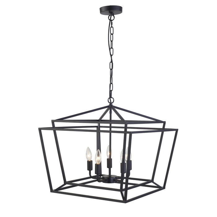 Clarkson 20" Chandelier Black | A8855BK
