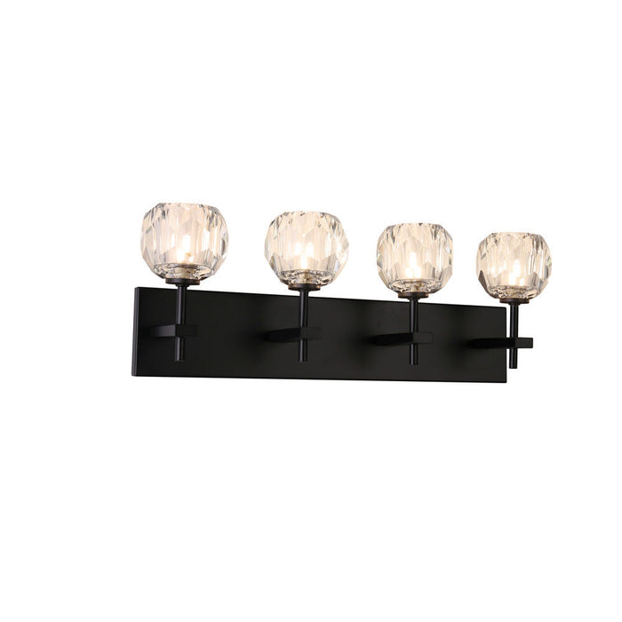Hampton Vanity Wall Light 4-light Matte Black | A8914BK