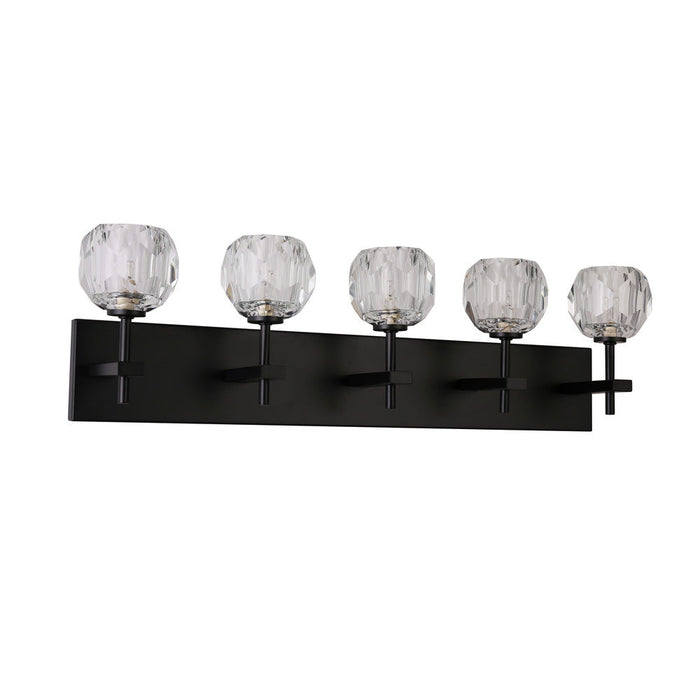 Hampton Vanity Wall Light 5-light Matte Black | A8915BK