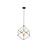 Uptown 31" Chandelier Black & Gold- Led | A9224BKGD