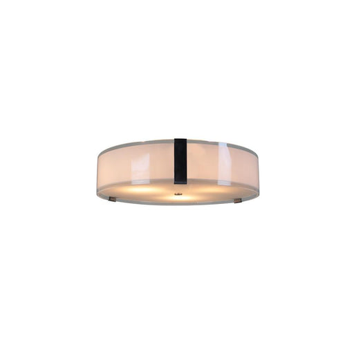 Avista Lighting Inc Avista Urban Flush Mount 3-Light Brushed Nickel