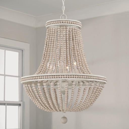 6-light Beaded Chandelier | AA1020SR