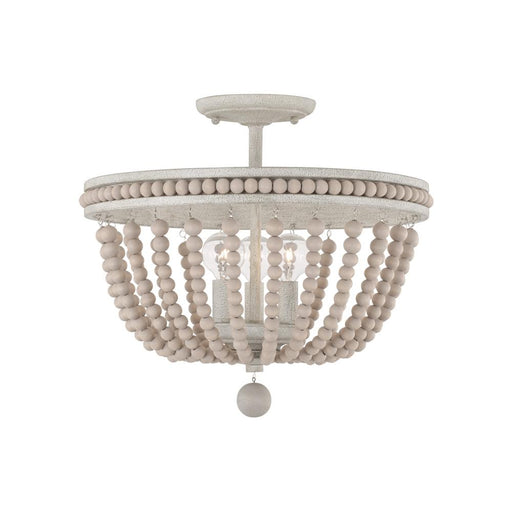 3-light Beaded Semi-flush | AA1021SR