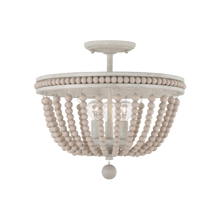3-light Beaded Semi-flush | AA1021SR