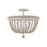3-light Beaded Semi-flush | AA1021SR
