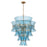 Abigail 21 Light Aged Brass Chandelier | ABI-2008-AG-BL