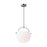 Single Opal Glass Pendant (satin Nickel) | AC10080SN