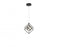 Tulip Collection Integrated Led Pendant, Matte Black | AC1011