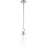 Single Large Glass Clear Pendant | AC10121SN
