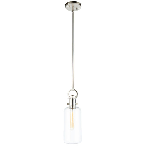 Single Large Glass Clear Pendant | AC10121SN