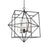 Artcraft Roxton 8 Light Chandelier (Matte Black & Polished Nickel) | AC11208PN