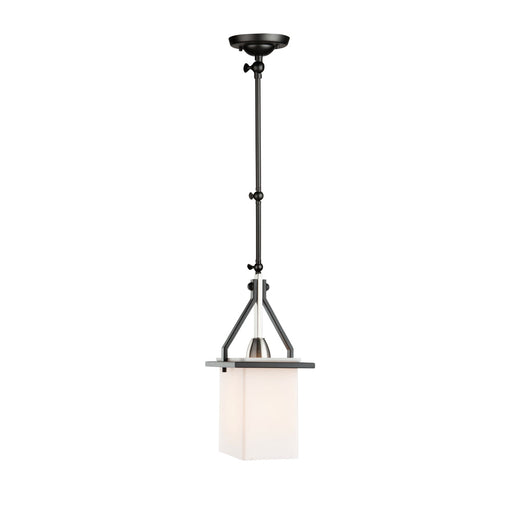 Brydon 1 Light Sconce/pendant Black And Brushed Nickel (rectangular Glasswre) | AC11240NB