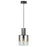 Henley 1 Light Pendant (satin Black & Smoke Glass) | AC11520SM