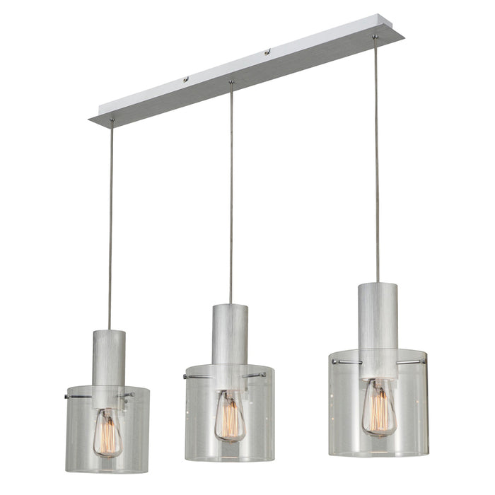 Henley 3 Light Island Light (brushed Aluminum) | AC11522CL