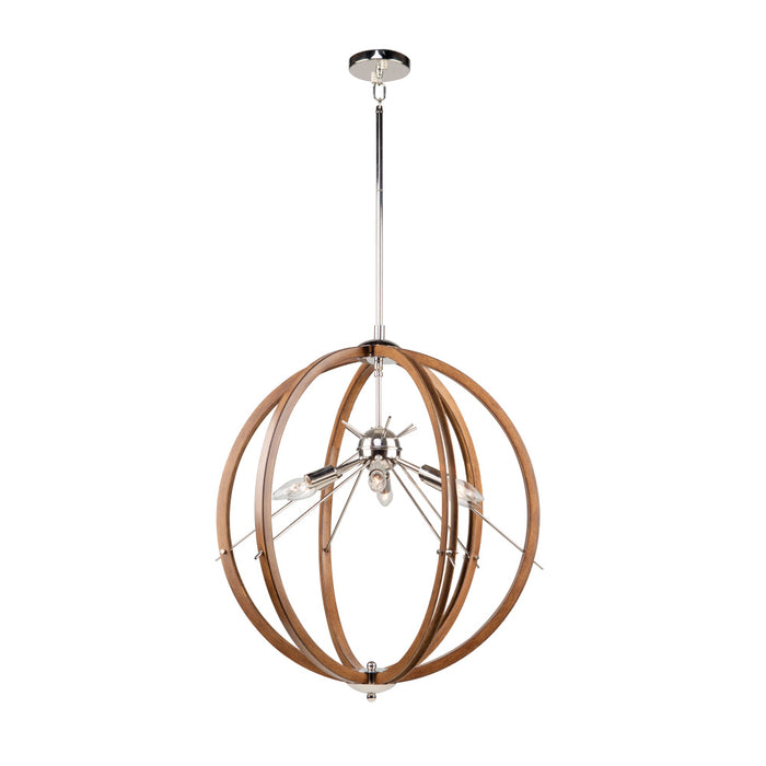 Abbey 6 Light Sphere Pendant | AC11556PN