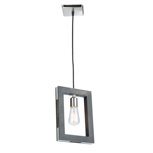 Gatehouse 1 Light Pendant (dark Pine & Brushed Nickel) | AC11651BN