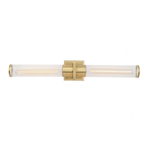 Positano - 2-light Bathroom Vanity Light - Clear Glass/satin Brass | AC11773CB