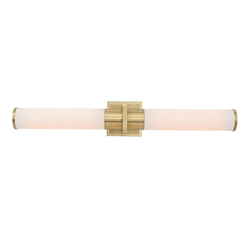 Positano - 2-light Bathroom Vanity Light - White Glass/satin Brass | AC11773WB