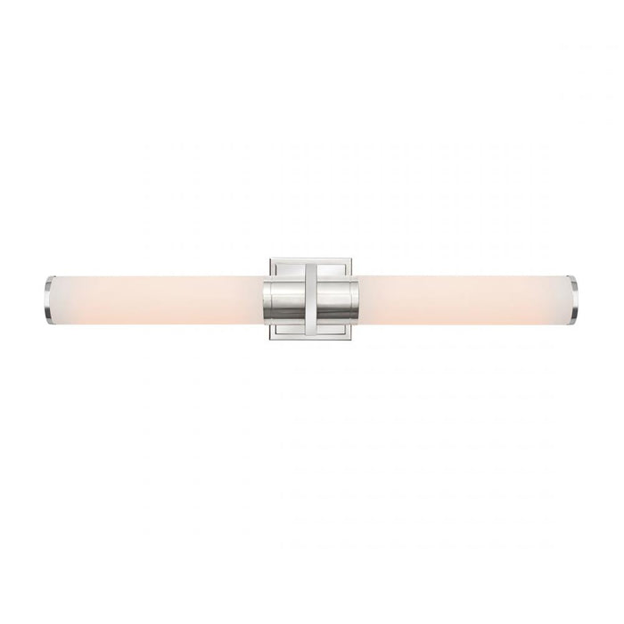 Positano - 2-light Bathroom Vanity Light - White Glass/polished Nickel | AC11773WN
