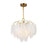 Artcraft Alessia Collection 4-Light Chandelier Brushed Brass