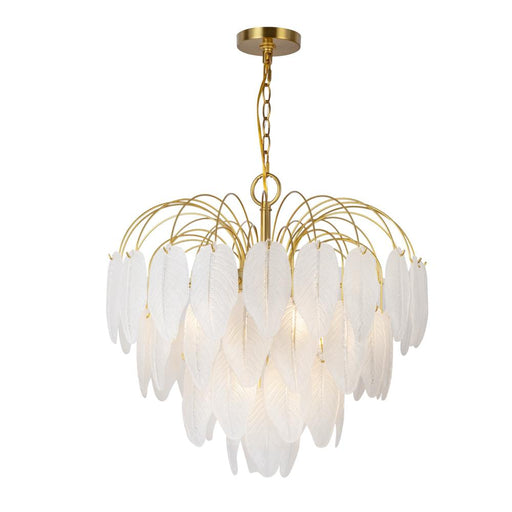 Artcraft Alessia Collection 10-Light Chandelier Brushed Brass