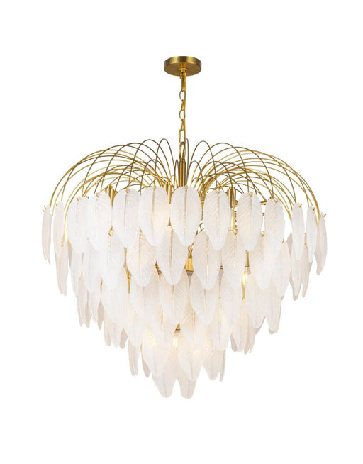 Artcraft Alessia Collection 24-Light Chandelier Brushed Brass
