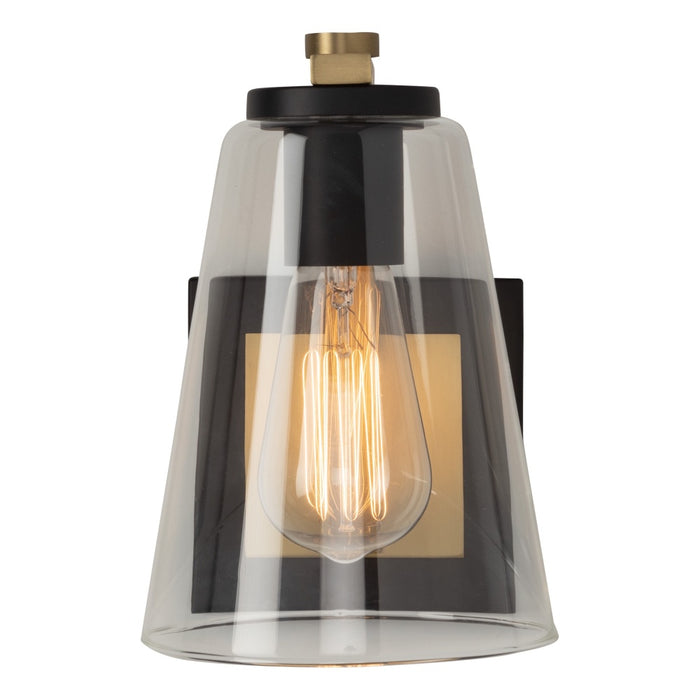 Treviso Collection 4-light Vanity Light, Black & Brass | AC11791BB