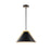 Artcraft Baltic Collection 1-Light Pendant Black and Brushed Brass