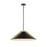 Artcraft Baltic Collection 3-Light Pendant Black and Brushed Brass
