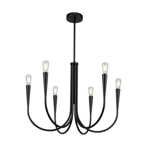 Bronte Collection 6-light Chandelier Black | AC11926BK