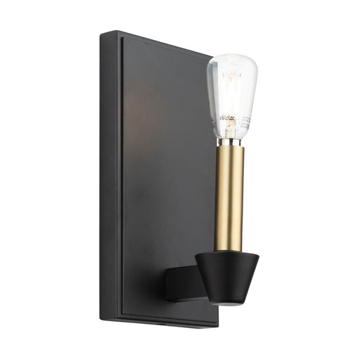 Artcraft Notting Hill Collection 1-Light Sconce Black and Brushed Brass