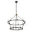 Artcraft Notting Hill Collection 15-Light Chandelier Black and Brushed Brass
