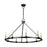 Artcraft Notting Hill Collection 9-Light Chandelier Black and Brushed Brass