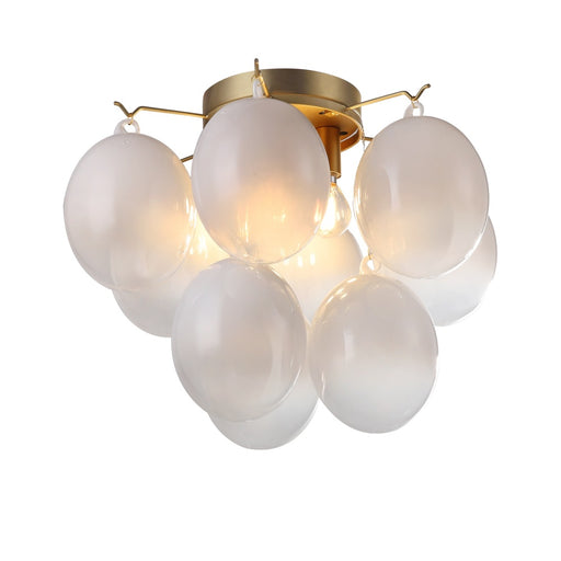 Globo Collection 4-light Semi- Flush Mount Brass | AC11993WH