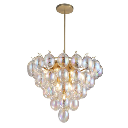 Globo - Chandelier - 13-light - Iridescent Glass Brass | AC11994LU