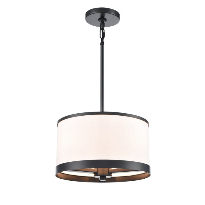 High Street 3 Light Pendant, Black | AC12161BK