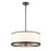 High Street 4 Light Chandelier 18", Black | AC12162BK