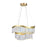 Jules Integrated Led Chandelier 25", Brass | AC12201BR