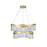 Jules Integrated Led Chandelier 31", Brass | AC12202BR
