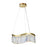 Jules Integrated Led Chandelier 19", Brass | AC12206BR