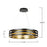 Toledo Collection 1-light 44.5" Chandelier Black And Brushed Brass | AC6750BB