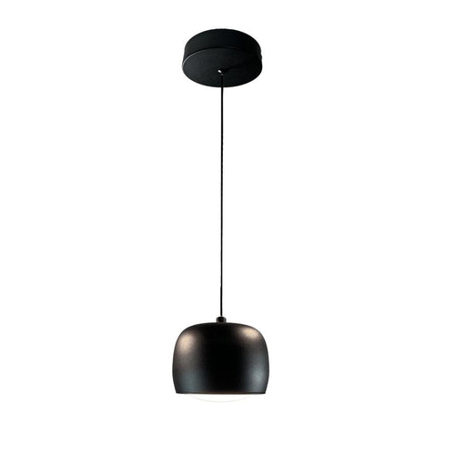 Artcraft Onyx Collection Integrated LED Pendant, Black