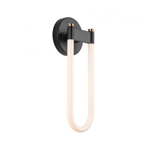 Artcraft Cascata Collection 1-Light Sconce Black and Brushed Brass